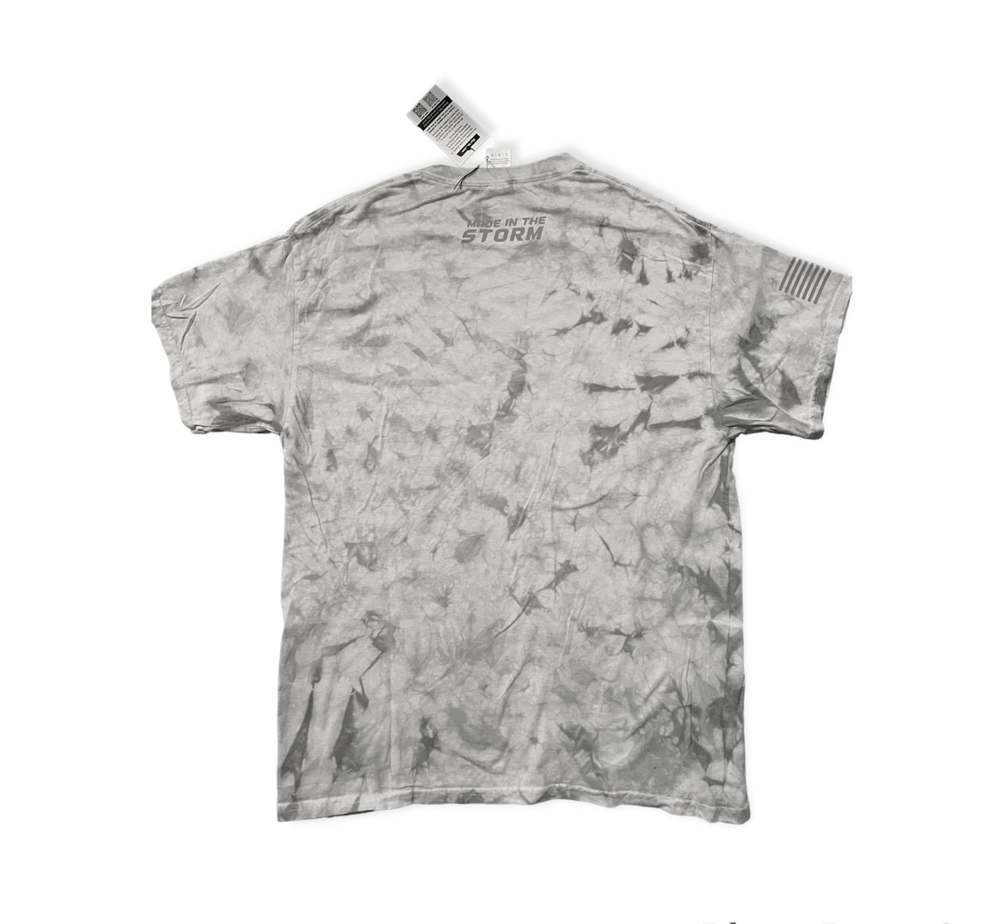 Made in the Storm T-shirt - Grey Tie Dye