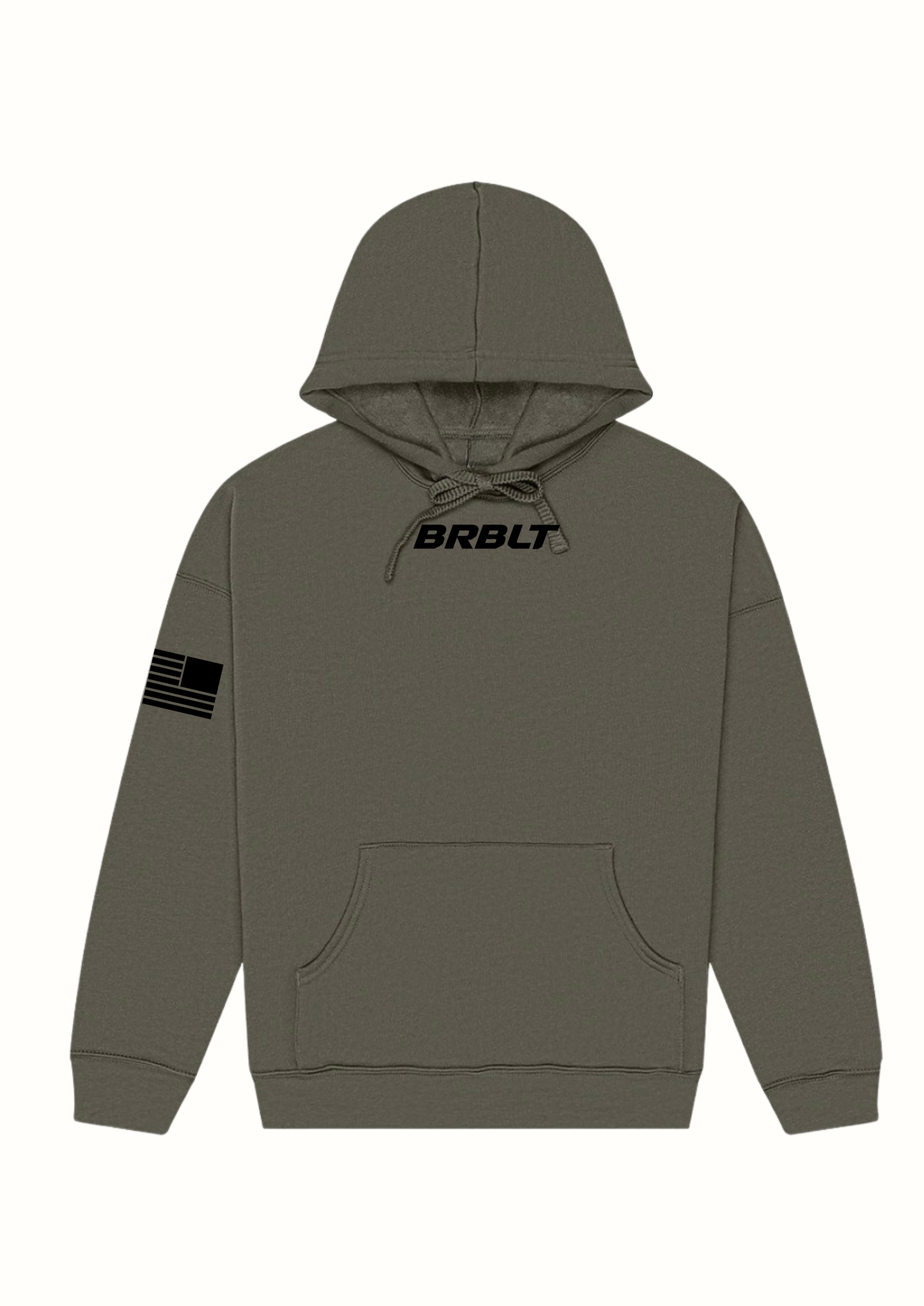 Barbelt Hoodie - Military Green