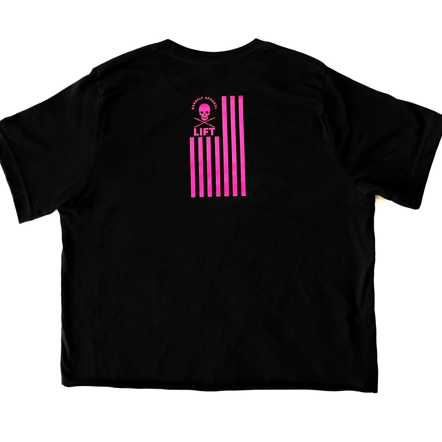 Black Deadlift Cropped Women's T-Shirt