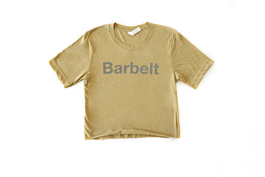 Military Green Cropped Women's T-Shirt