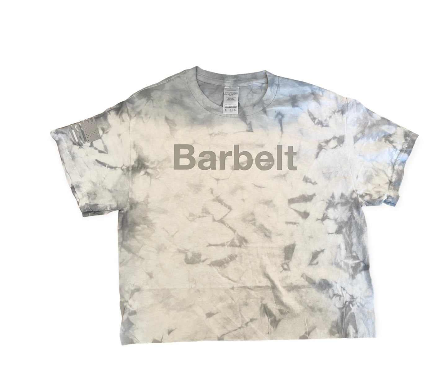 Made in the Storm Cropped - White Tie Dye