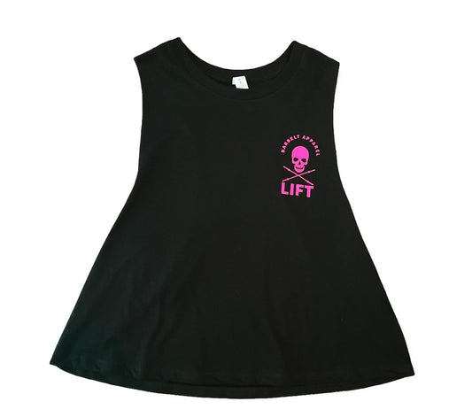 Black Pink Deadlift Women's Tank